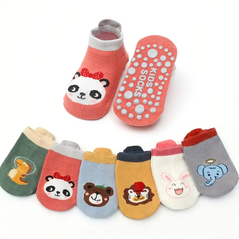 6 Pairs - Kids Cotton Socks