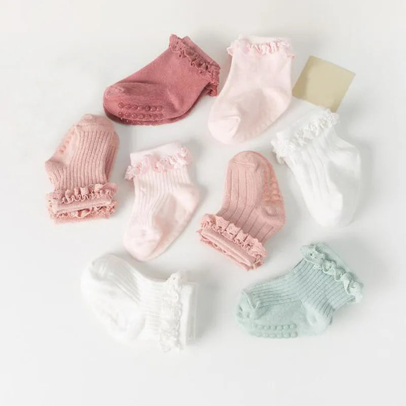 4 Pairs - Baby Cotton Socks