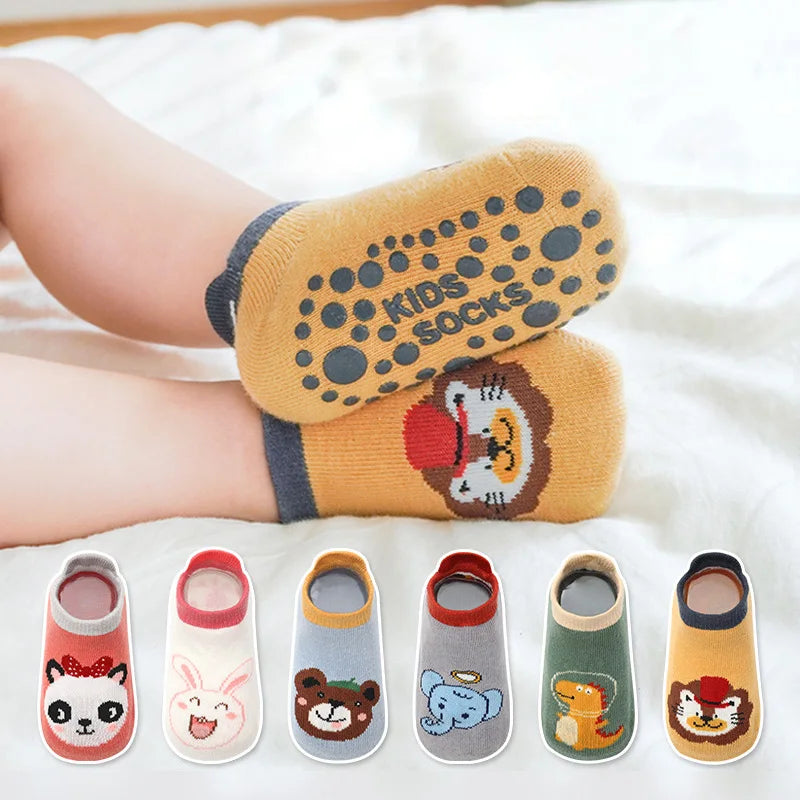 6 Pairs - Kids Cotton Socks