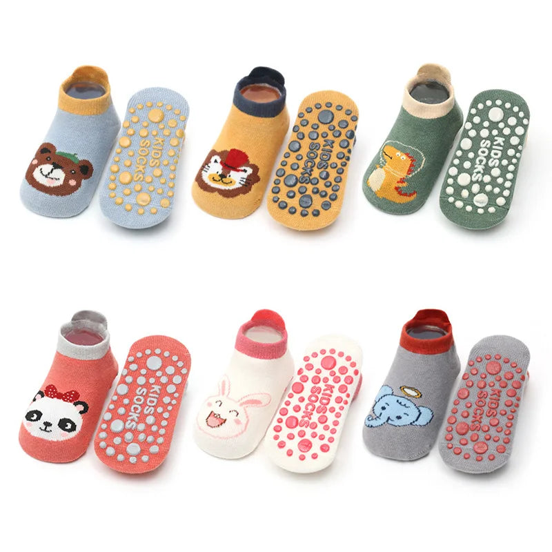 6 Pairs - Kids Cotton Socks